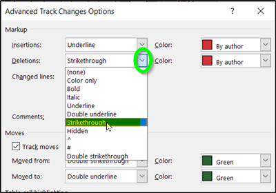 get rid of track changes in word for mac